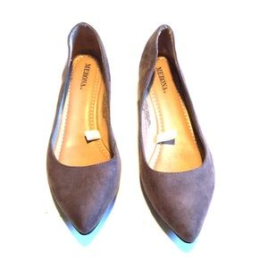 Target Merona Suede Taupe Flats